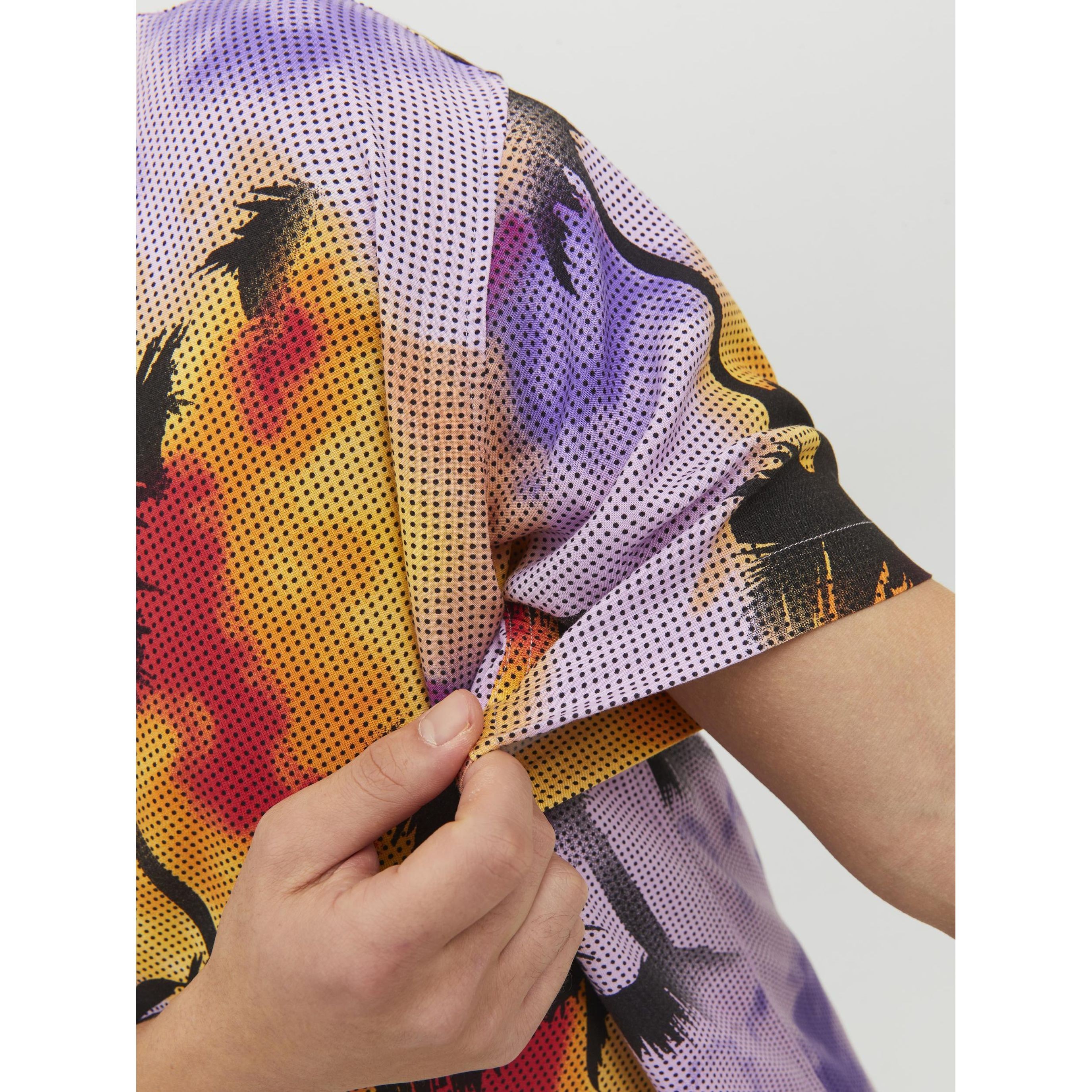 JACK & JONES Marškiniai vyrams, Violetinė, JCOENERGY REGGI 7