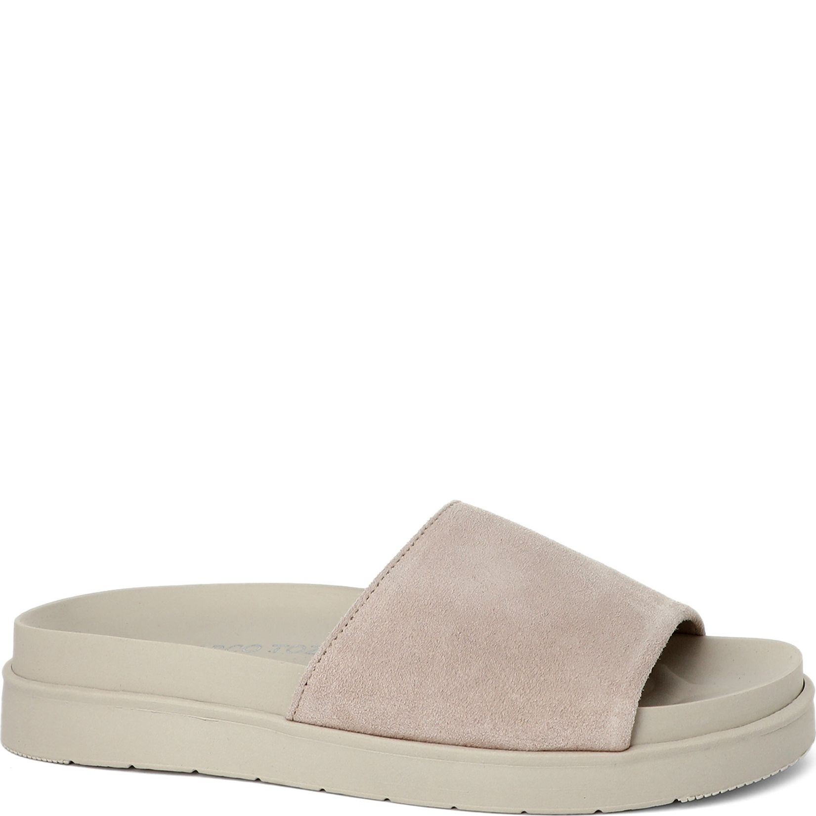 MARCO TOZZI Šlepetės moterims, Smėlio, SLIPPERS 1