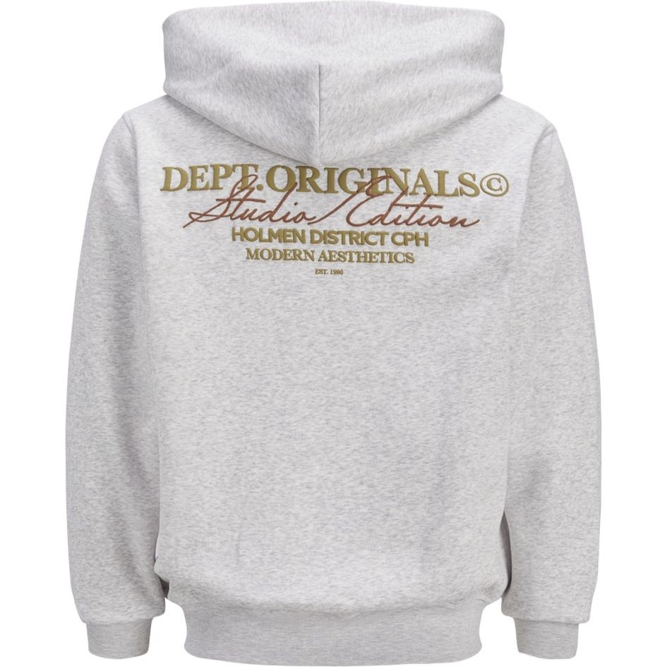 JACK & JONES Džemperis vyrams, Gray, Islington back sweat hood 2
