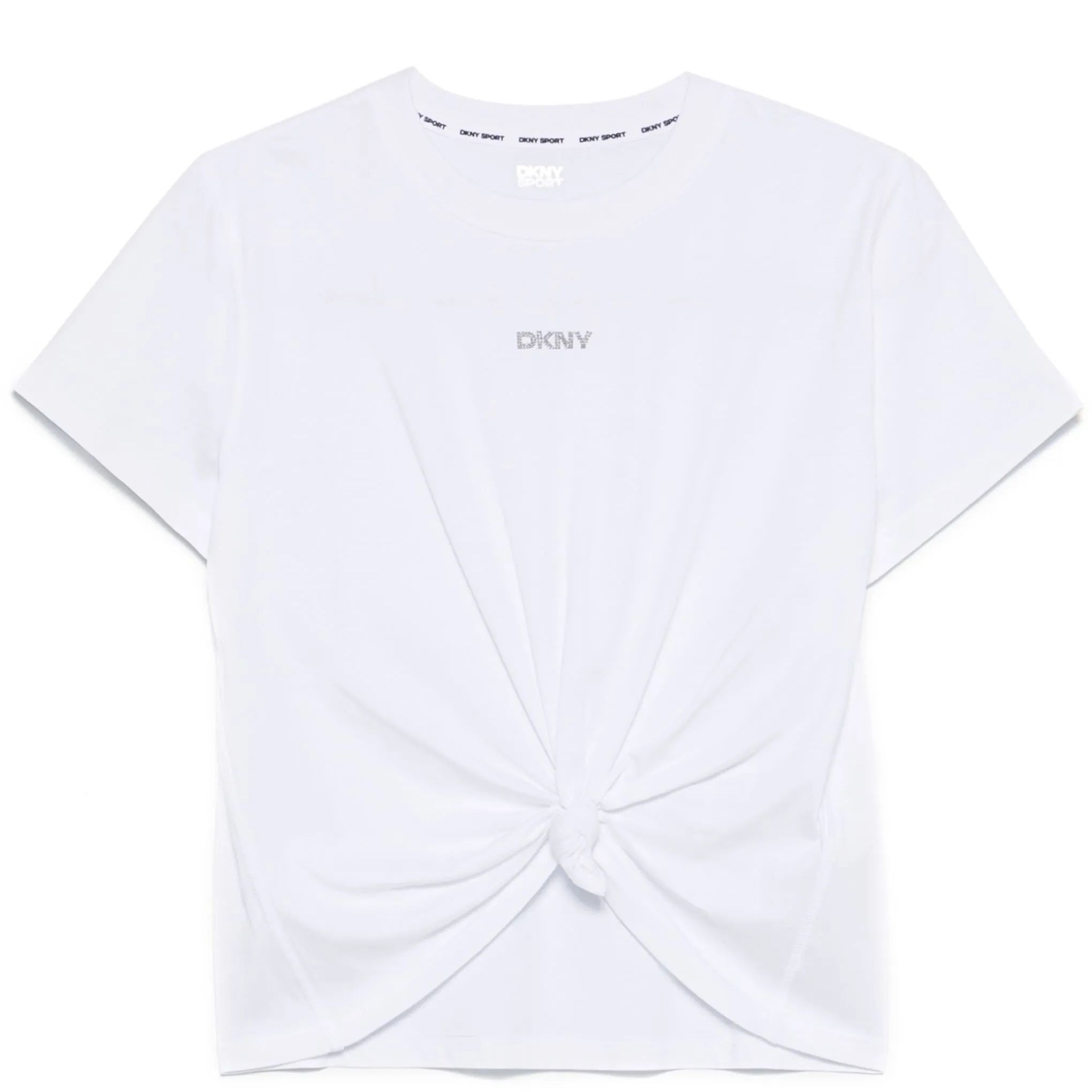 DKNY Marškinėliai trump. rankovėmis moterims, Balta, Dkny t-shirt 1