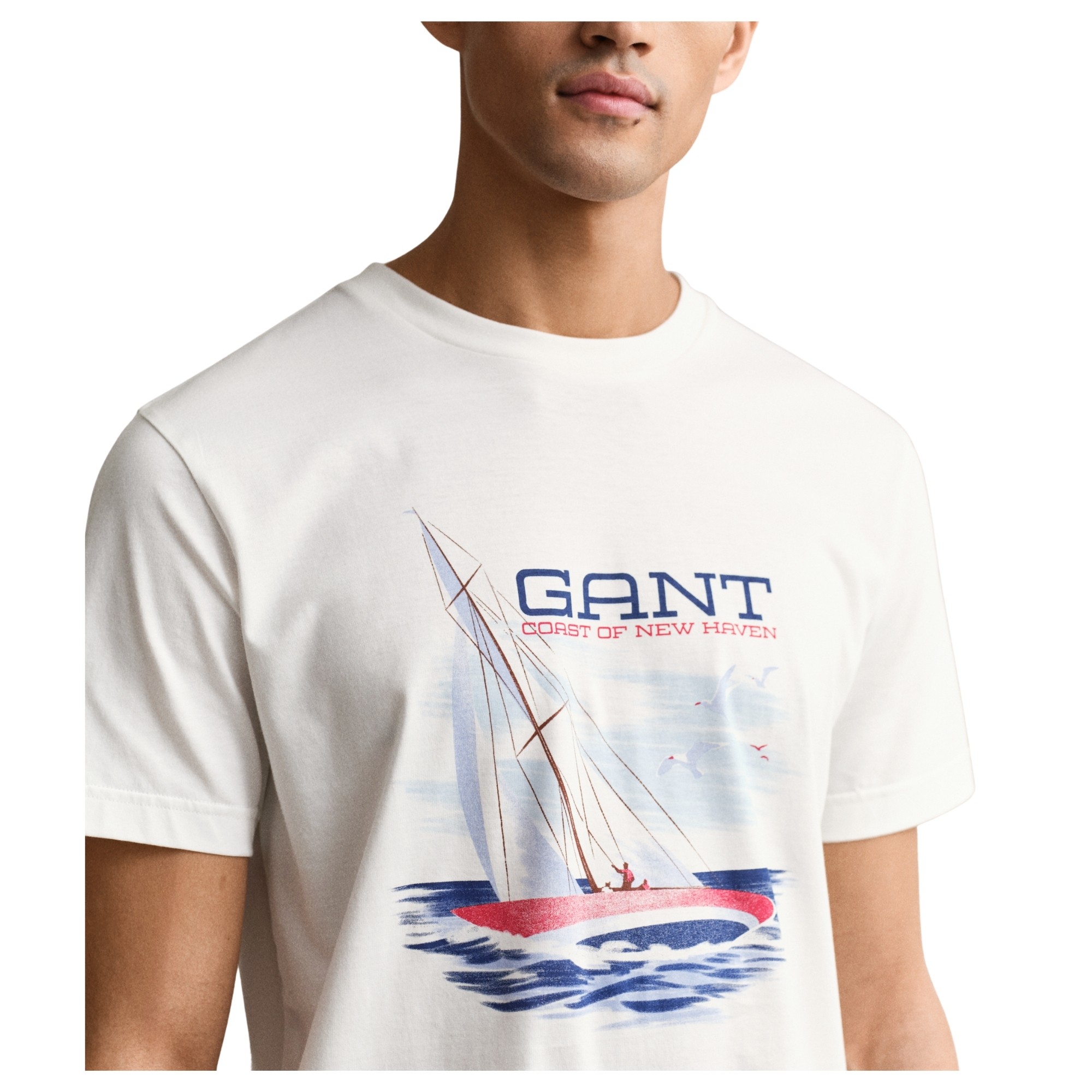 GANT Marškinėliai trump. rankovėmis vyrams, Baige, 2003444-113 Tshirts sh 3