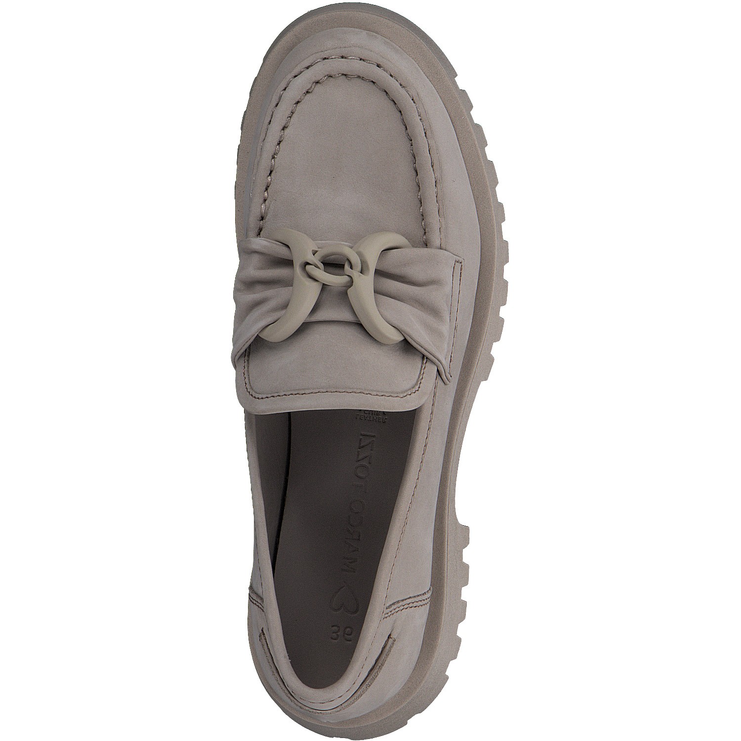 MARCO TOZZI Loaferiai moterims, Smėlio, LOAFERS 4