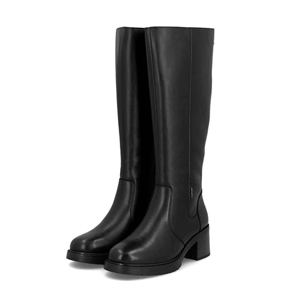 RIEKER Aulinukai moterims, Juoda, Booties 4