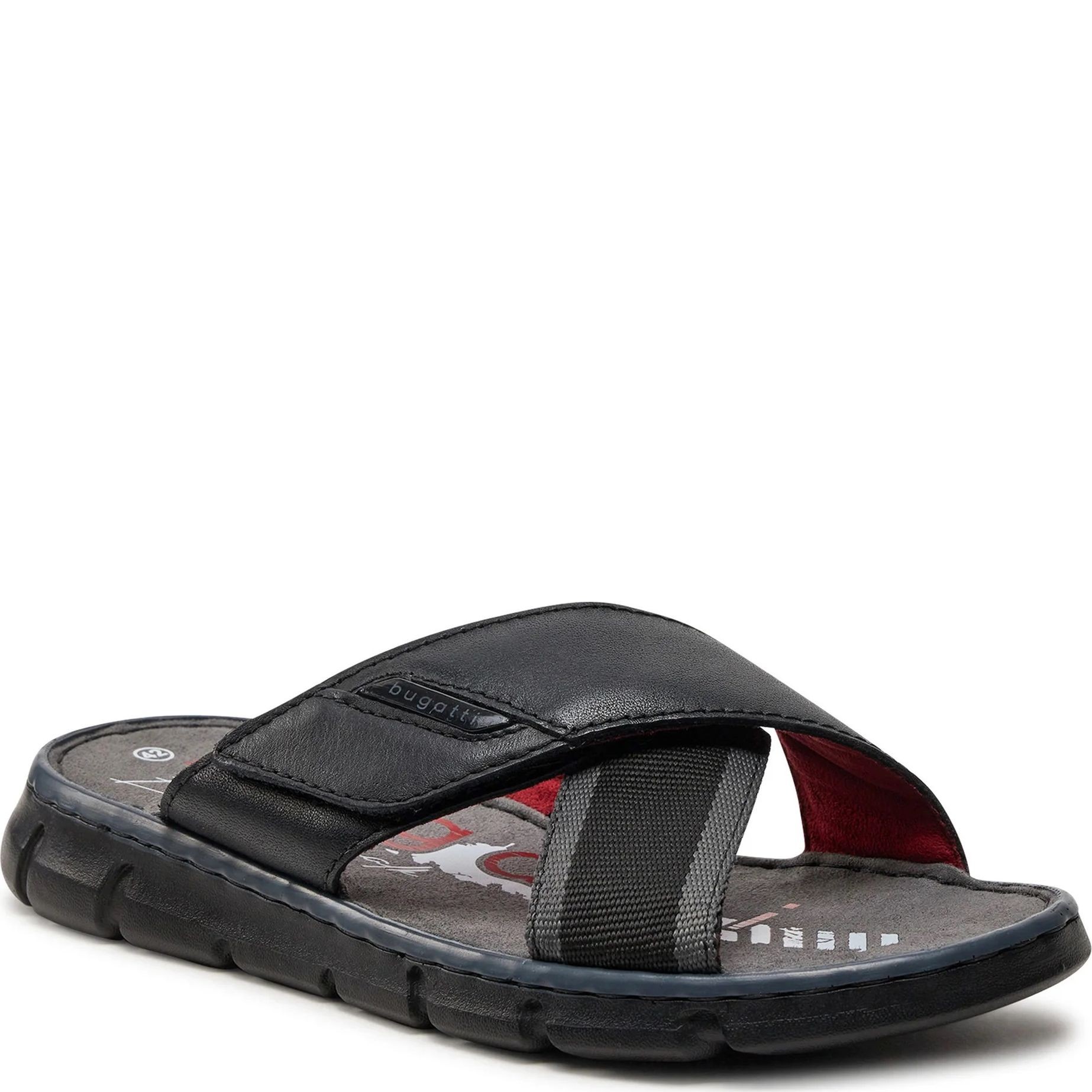 BUGATTI Šlepetės vyrams, Juoda, Damar slippers 1