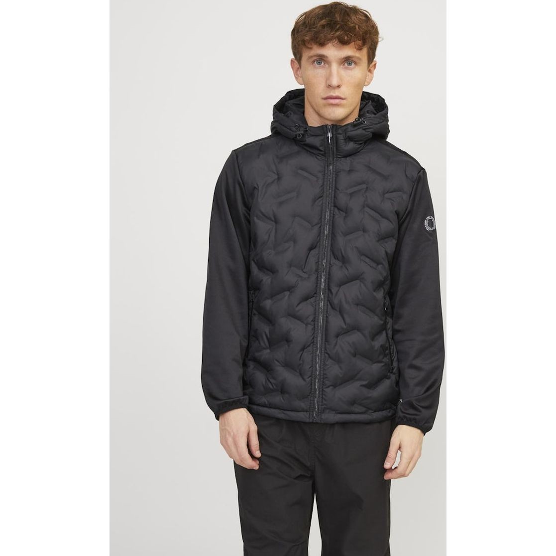 JACK & JONES Striukė vyrams, Juoda, Jcoheat jackets 4