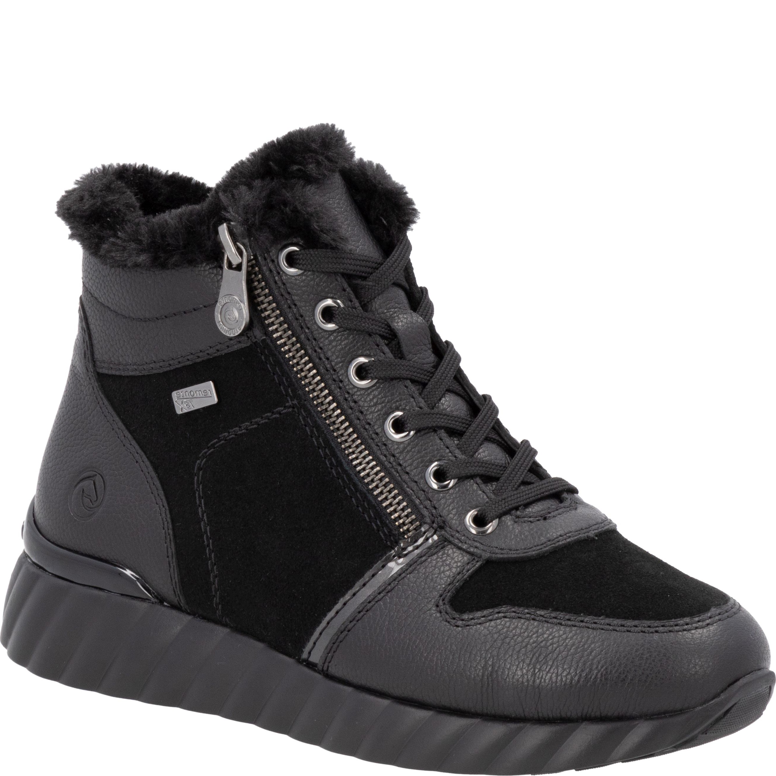 REMONTE Aulinukai moterims, Juoda, Ladies mid height boots 1