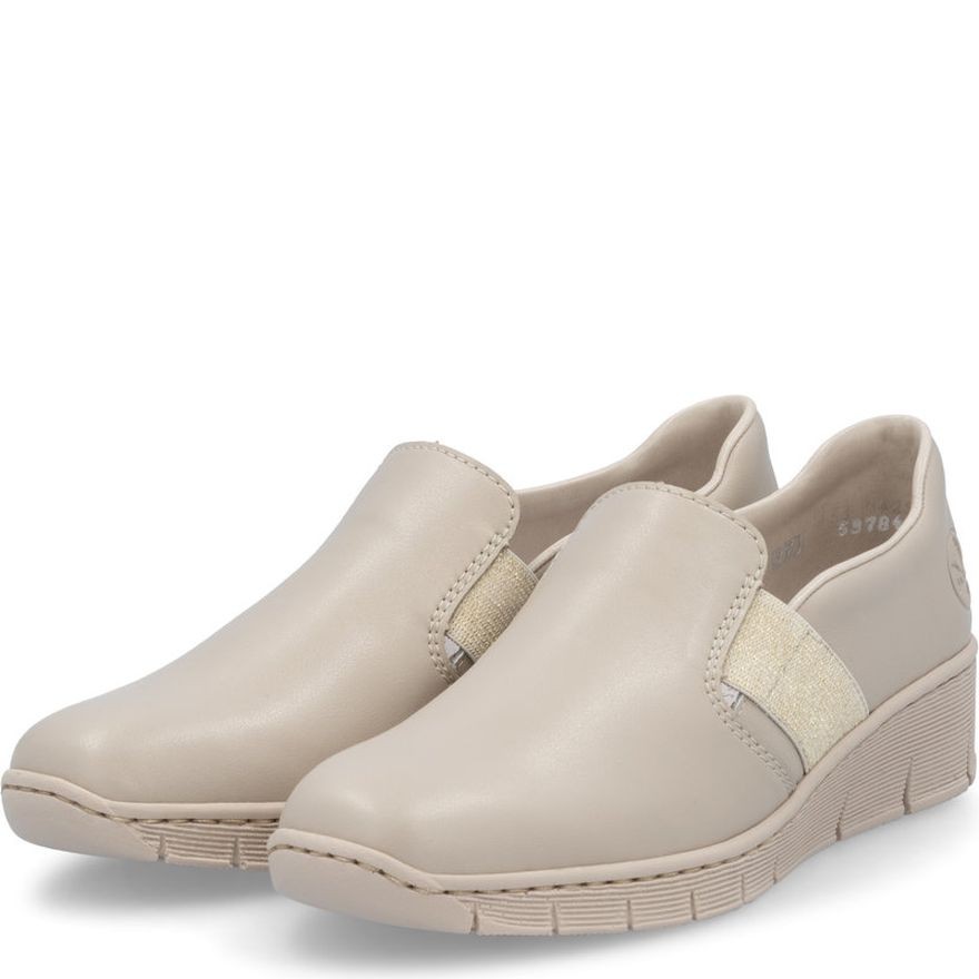 RIEKER Laisvalaikio bateliai moterims, Smėlio, Sneakers 7