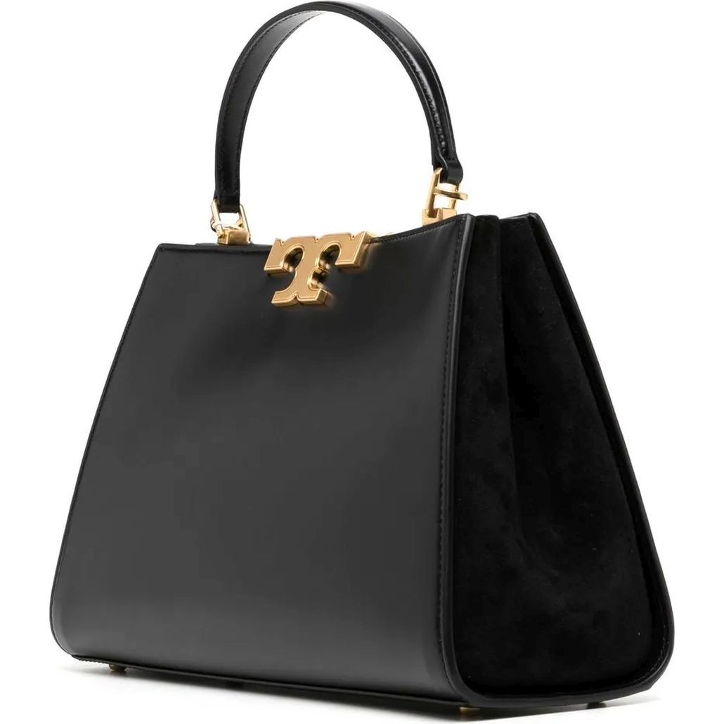 TORY BURCH Pirkinių krepšys moterims, Juoda, Eleanor satchel 2