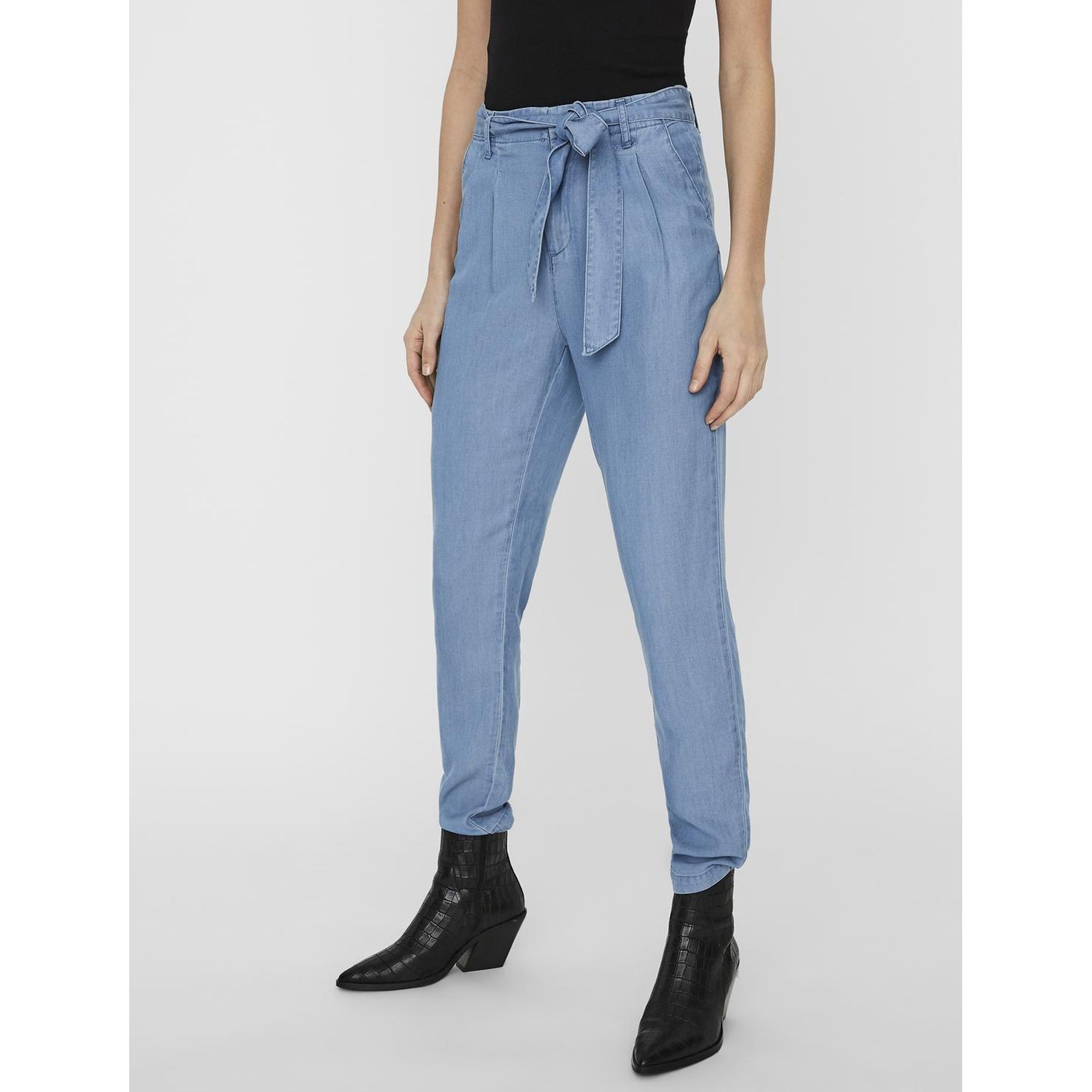 VERO MODA Kelnės moterims, Mėlyna, VMMIA HR LOOSE T 3