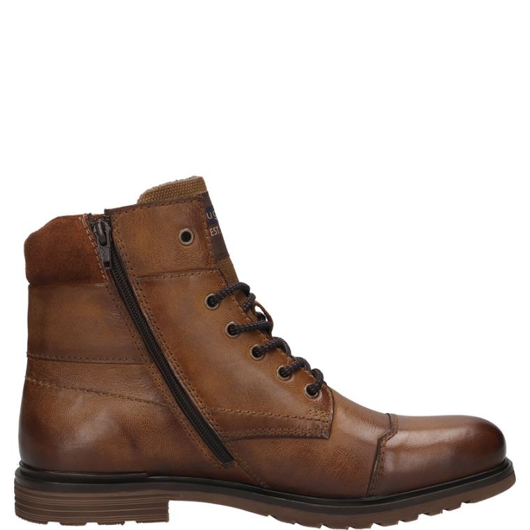 BUGATTI Aulinukai vyrams, Ruda, Booties 4