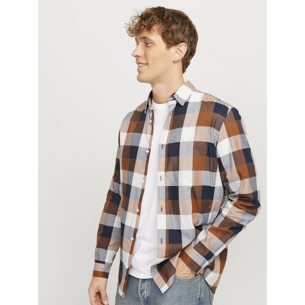JACK & JONES Marškiniai ilgomis rankovėmis vyrams, Marga, Joshua buffalo twill shirt 7