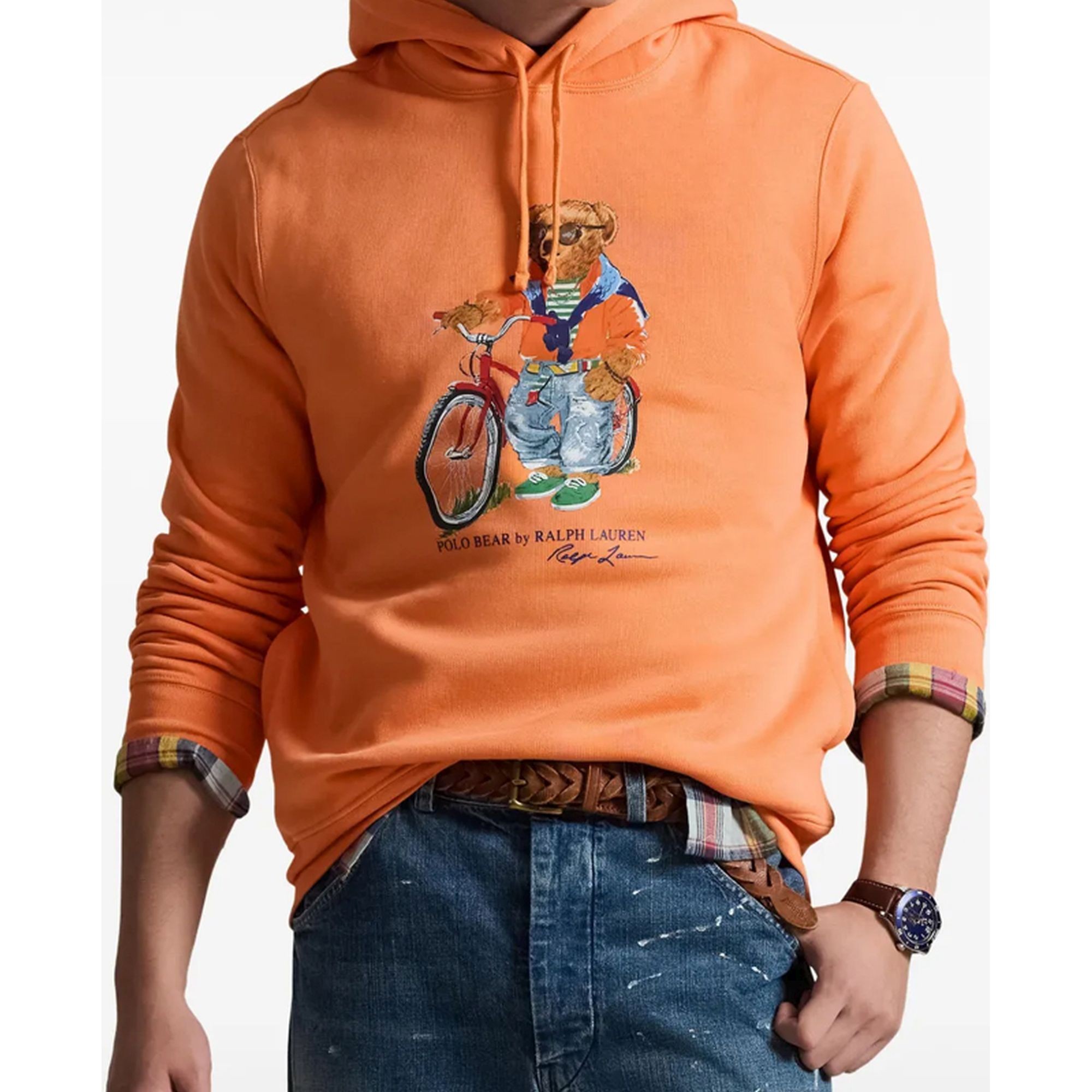 POLO RALPH LAUREN Sportinis nertinis vyrams, Oranžinė, Knit-sweatshirt 2