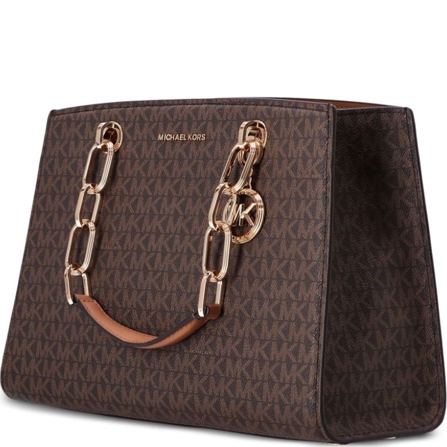 MICHAEL KORS Delninukė vyrams, Ruda, Medium satchel 3