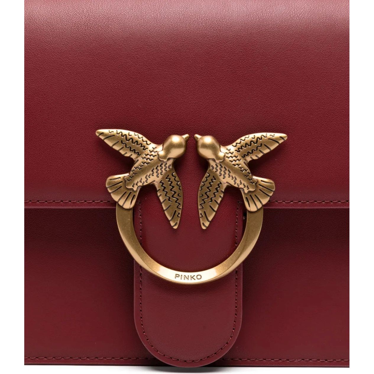 PINKO Rankinė per petį moterims, Ruda, Love one bags 3