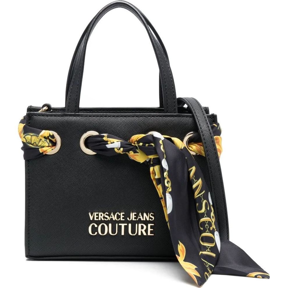 VERSACE JEANS CUTURE Pirkinių krepšys moterims, Juoda, Thelma classic shopping bag 1