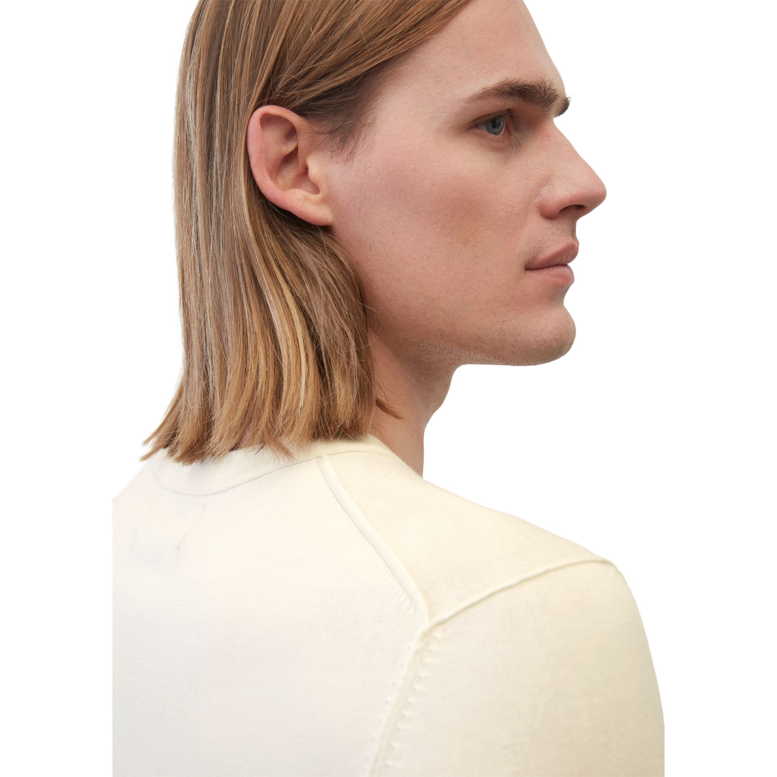 MARC O'POLO Megztinis vyrams, Balta 4