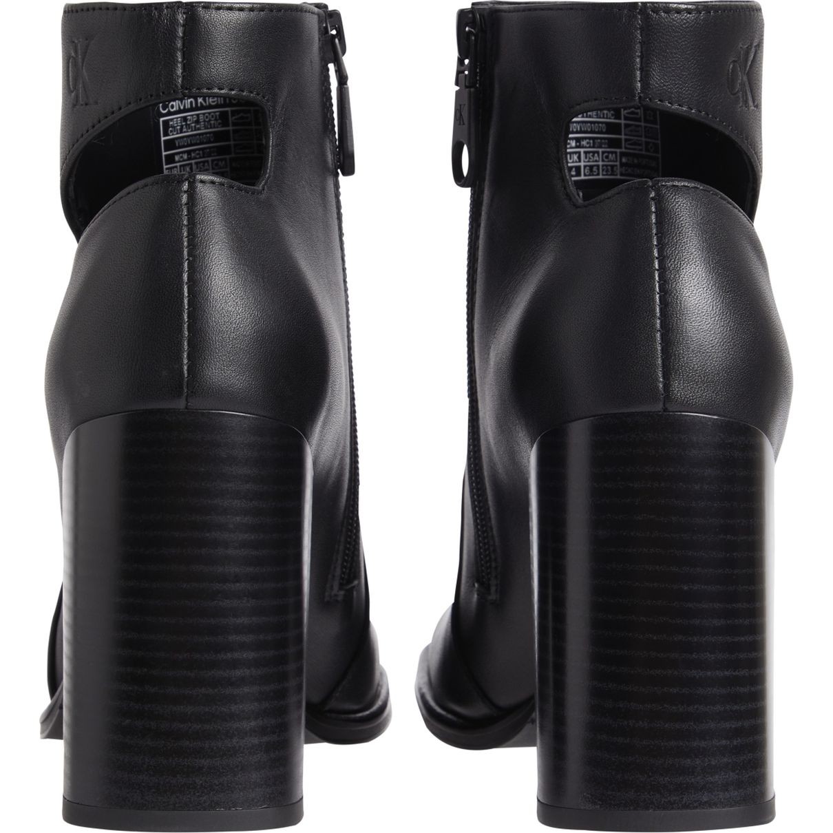 CALVIN KLEIN JEANS Aulinukai moterims, Juoda, Heel zip boot 4