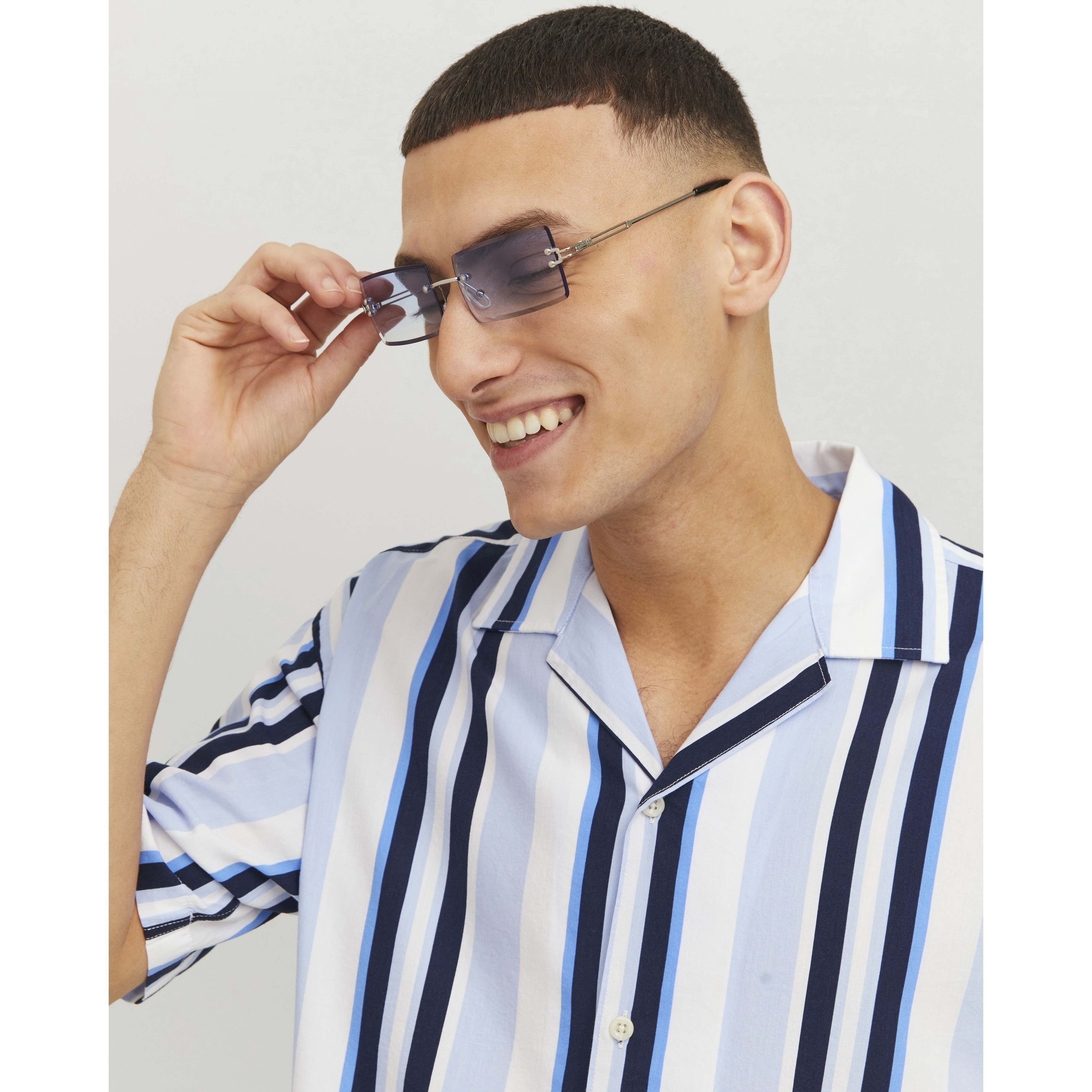 JACK & JONES Akiniai nuo saulės vyrams, Mėlyna, Jacvenice sunglasses 6