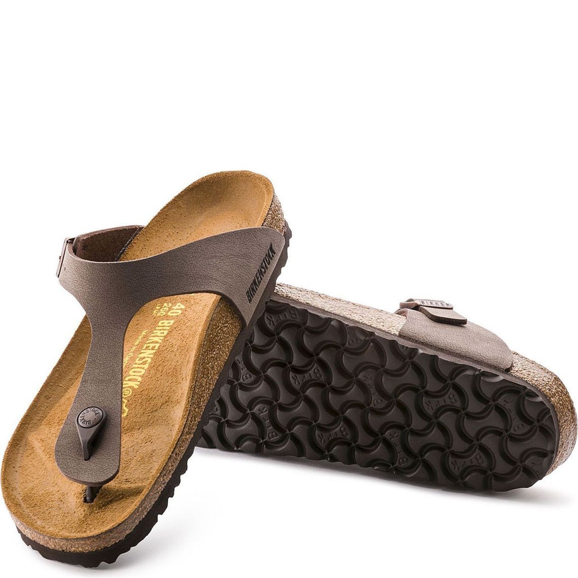 BIRKENSTOCK Šlepetės, Ruda, Gizeh slippers 5