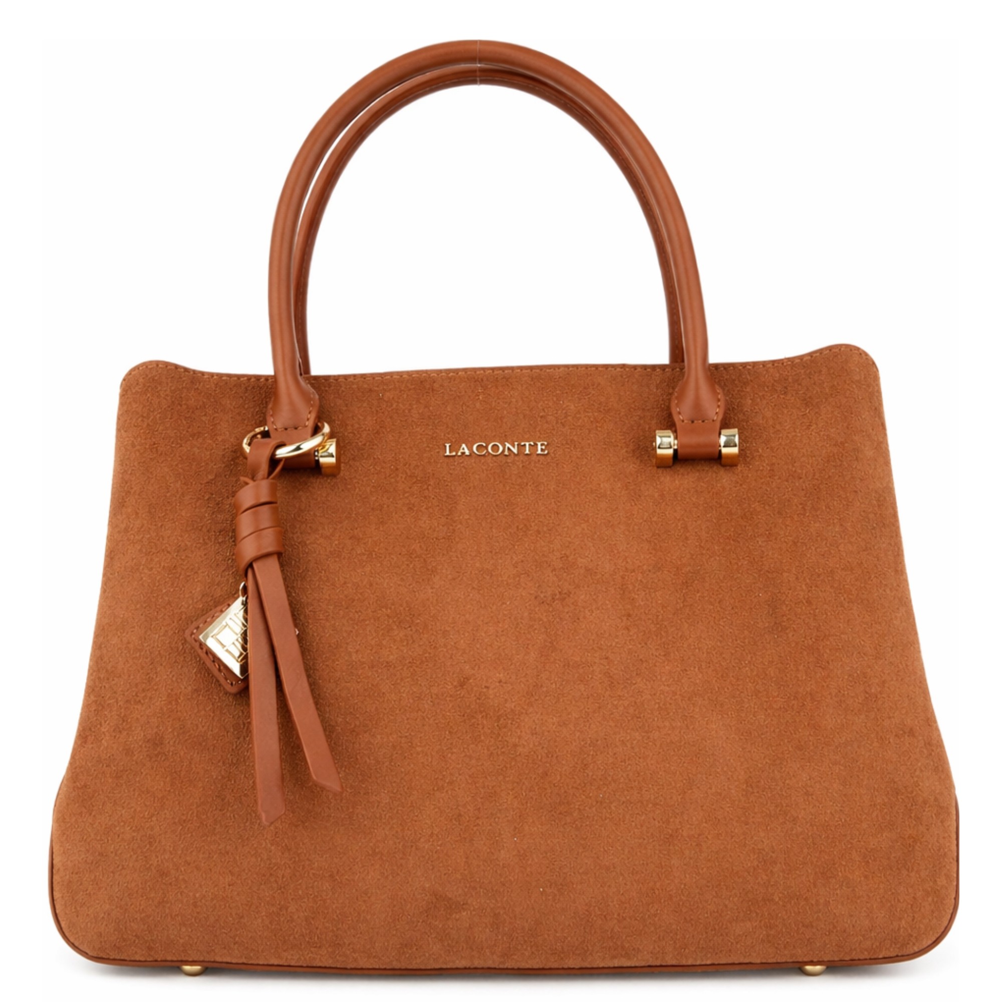 LA CONTE Pirkinių krepšys moterims, Ruda, Tote bag 1