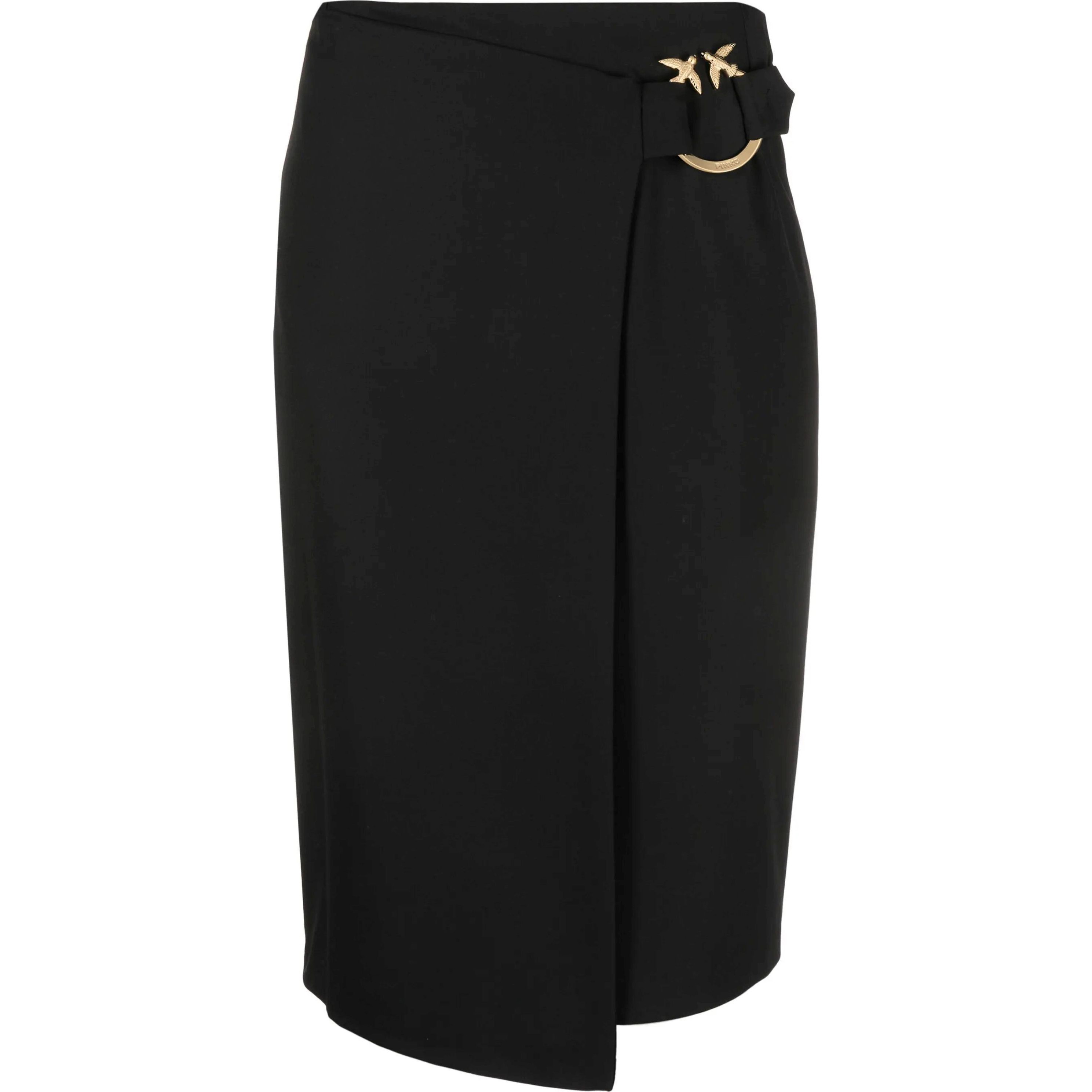 PINKO Midi sijonas moterims, Juoda, Fantasia skirt 3