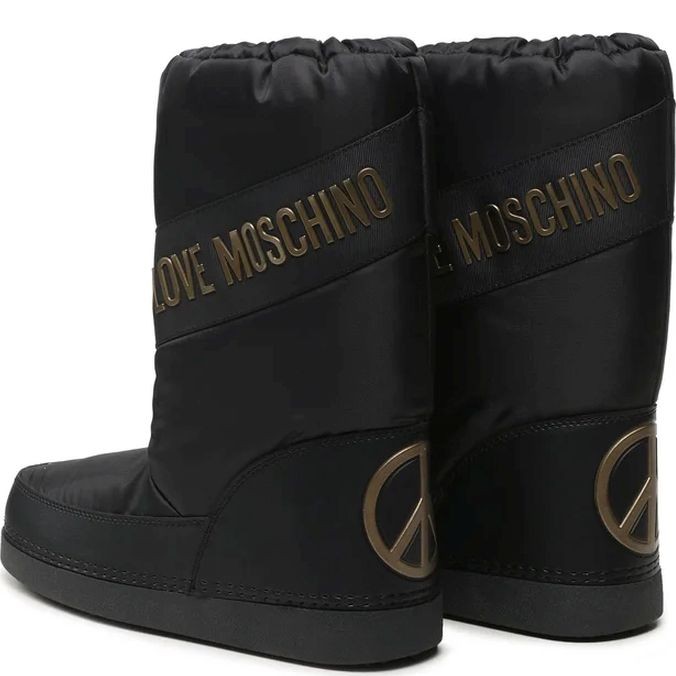 LOVE MOSCHINO Pašiltinti auliniai moterims, Juoda, Ski Boots 3