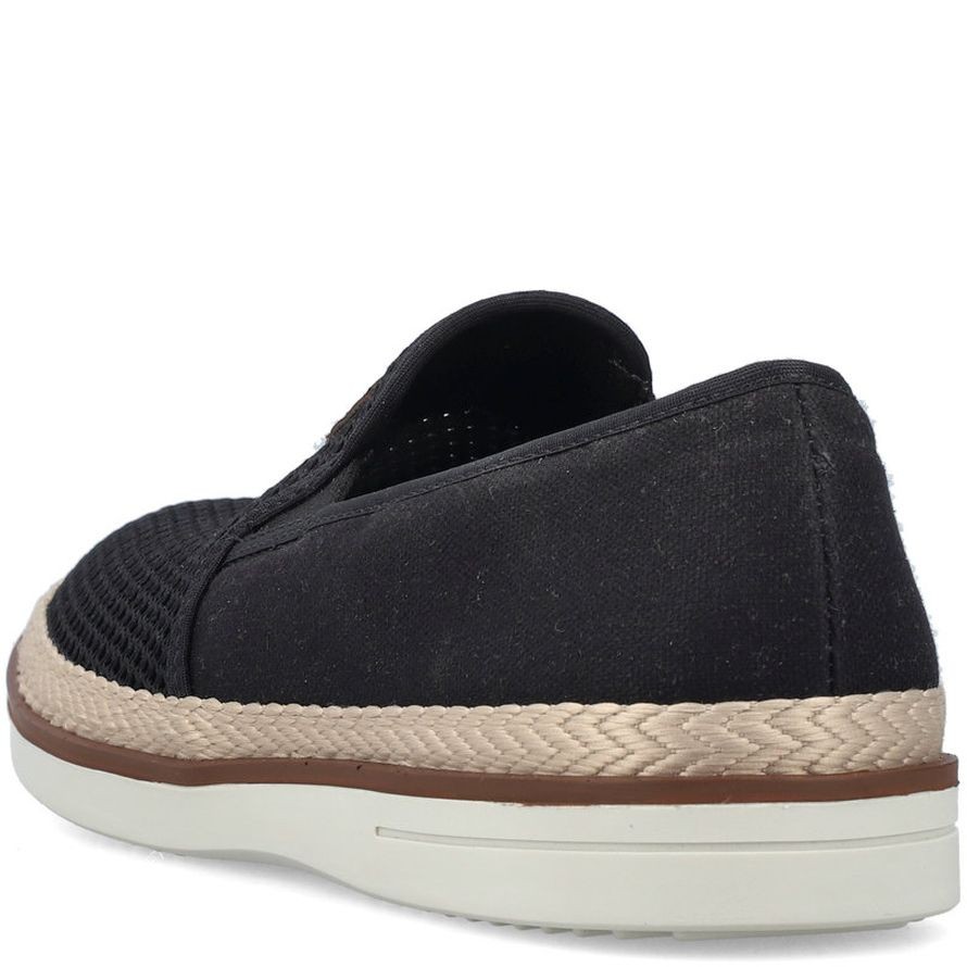 RIEKER Laisvalaikio bateliai vyrams, Juoda, LEISURE 5