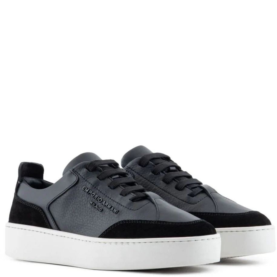 EMPORIO ARMANI Sportiniai bateliai moterims, Juoda, Sneaker 1