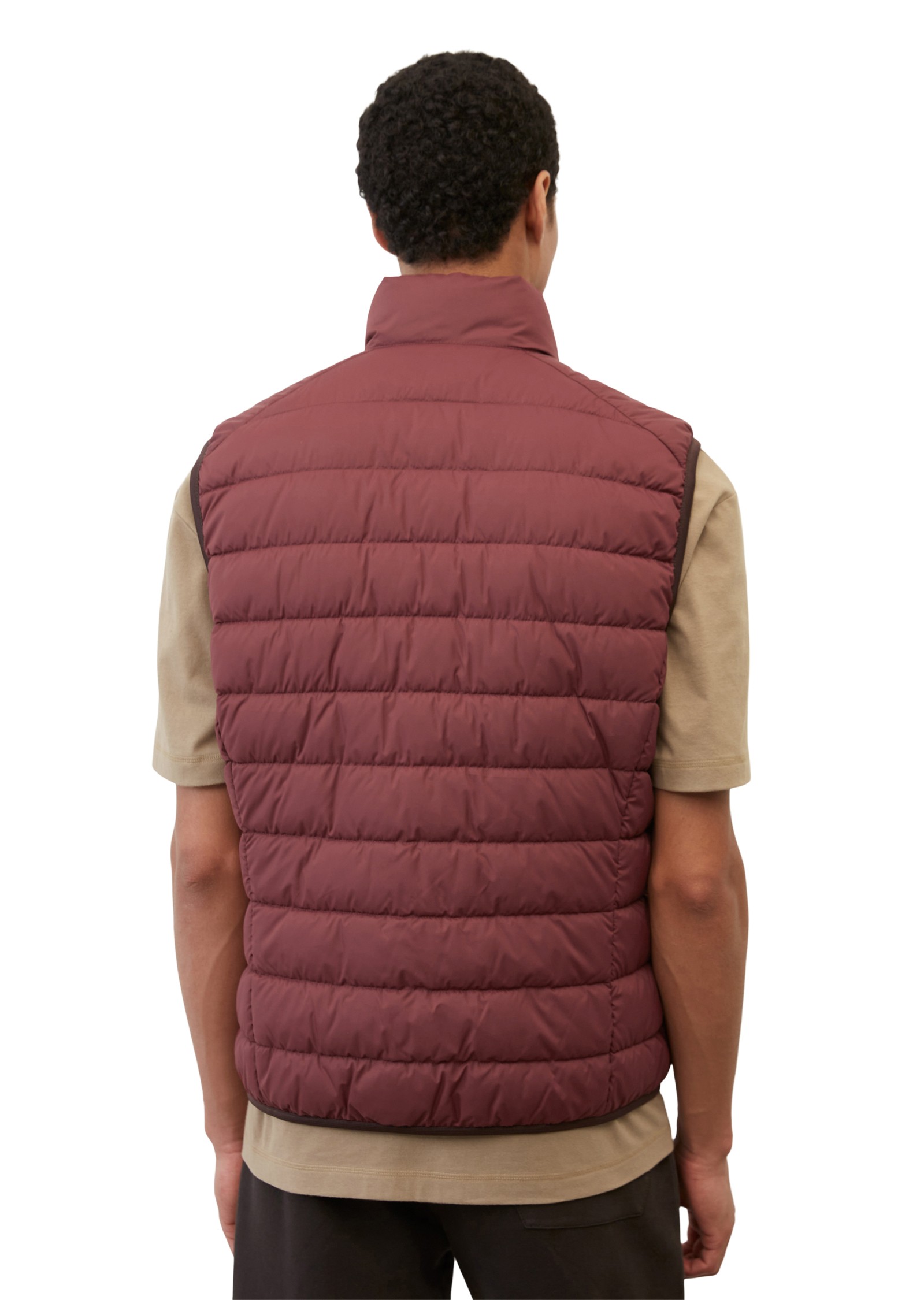 MARC O'POLO Vest vyrams, baby aubergine 3