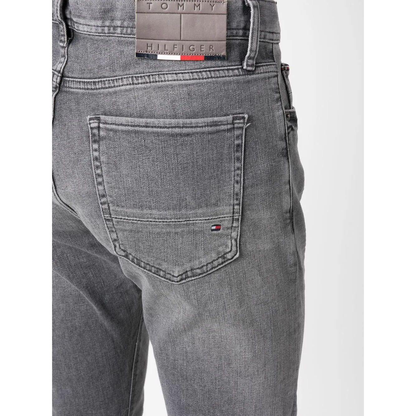 TOMMY HILFIGER Tiesūs džinsai -vyrams, Pilka, Slim bleecker alma jeans 4