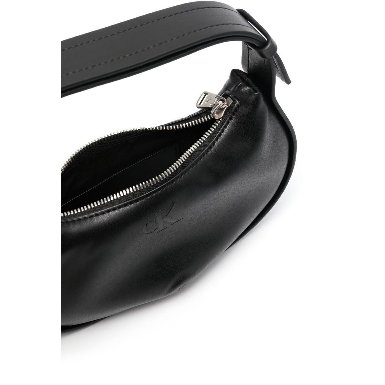 CALVIN KLEIN JEANS Rankinė per petį moterims, Juoda, CRESCENT PU 3