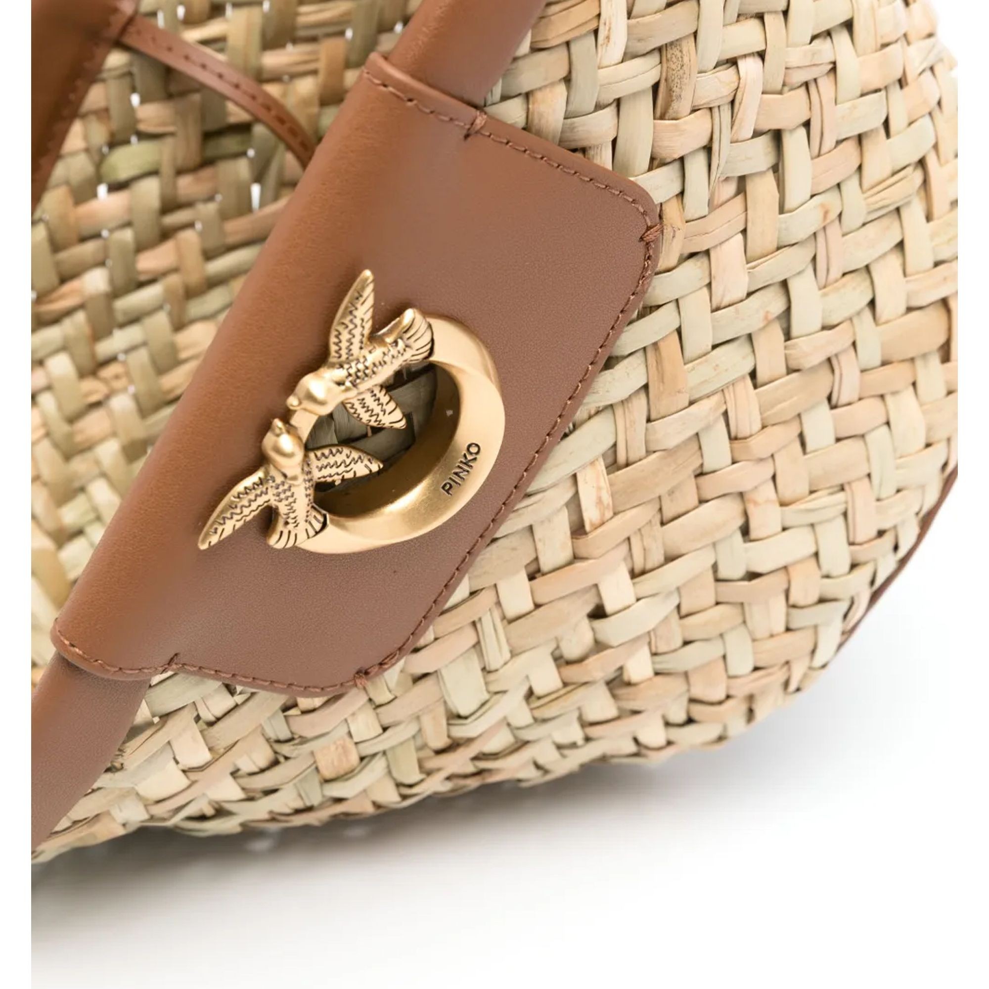 PINKO Pirkinių krepšys moterims, Marga, Love summer basket bag 3