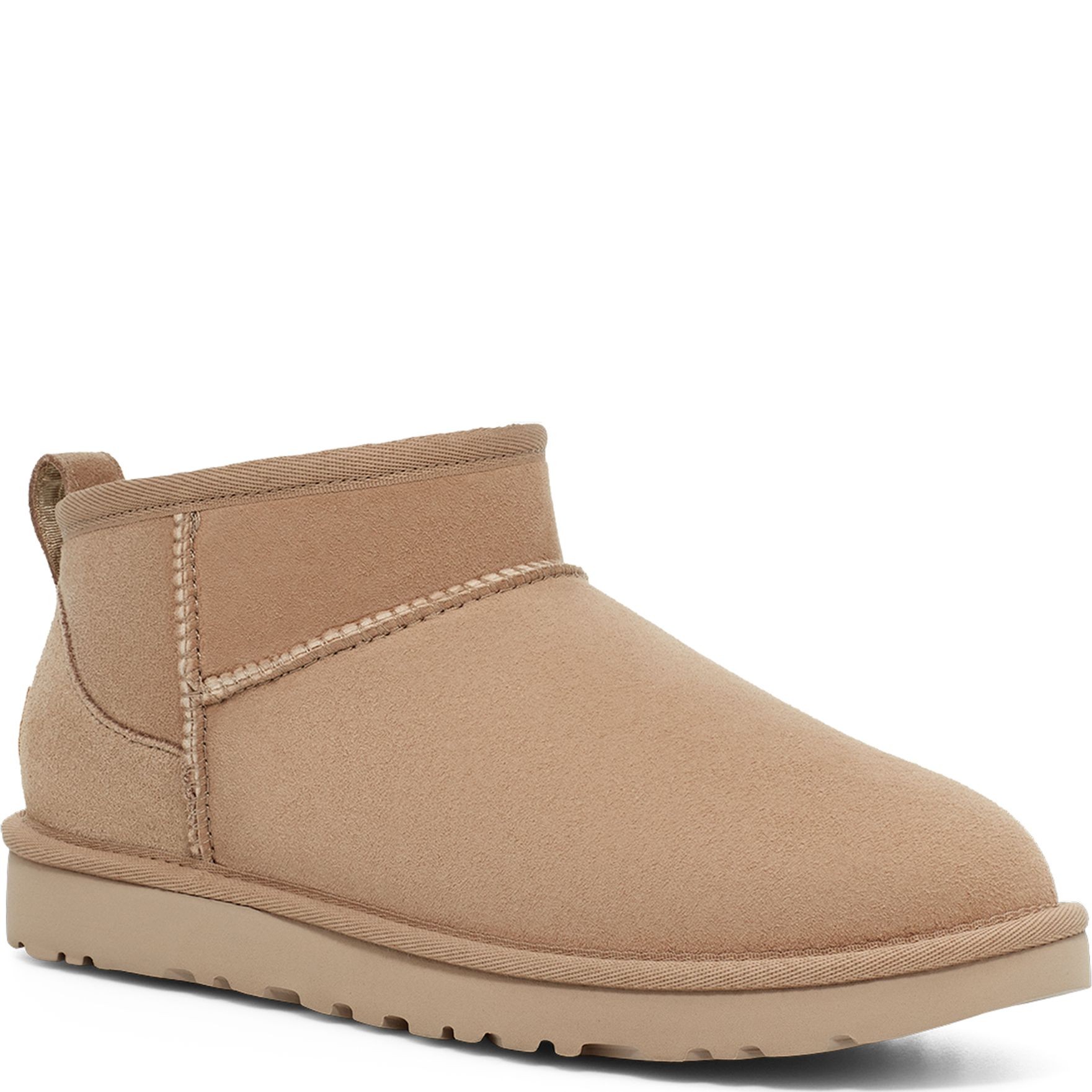 UGG Pašiltinti aulinukai moterims, Smėlio, Classic Ultra Mini booties 1