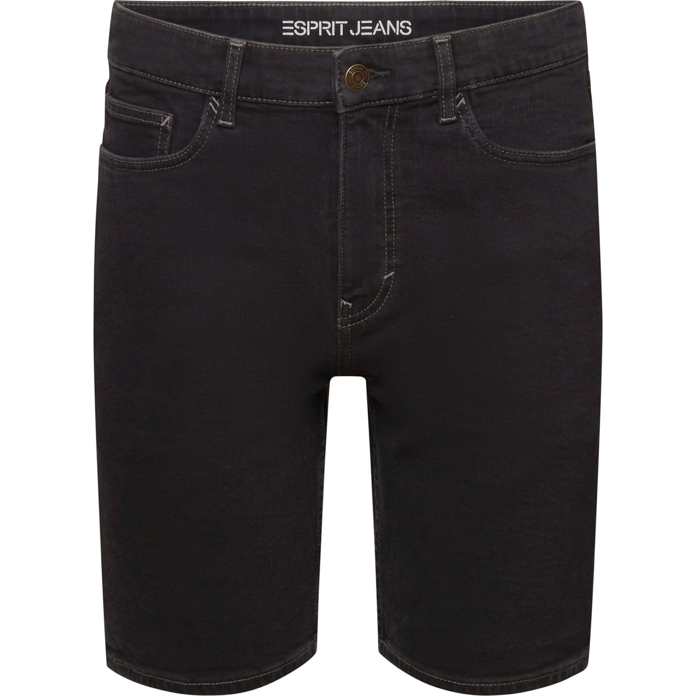 ESPRIT Šortai vyrams, Juoda, straight short 1
