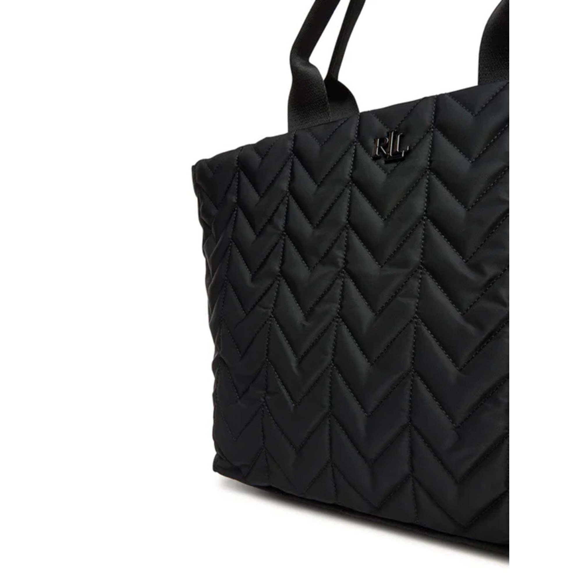 LAUREN RALPH LAUREN Pirkinių krepšys moterims, Juoda, Stevie tp zp tote extra large 4