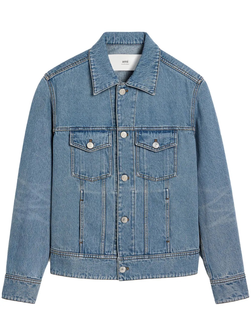 AMI PARIS Džinsinis švarkas vyrams, Mėlyna, Denim jacket