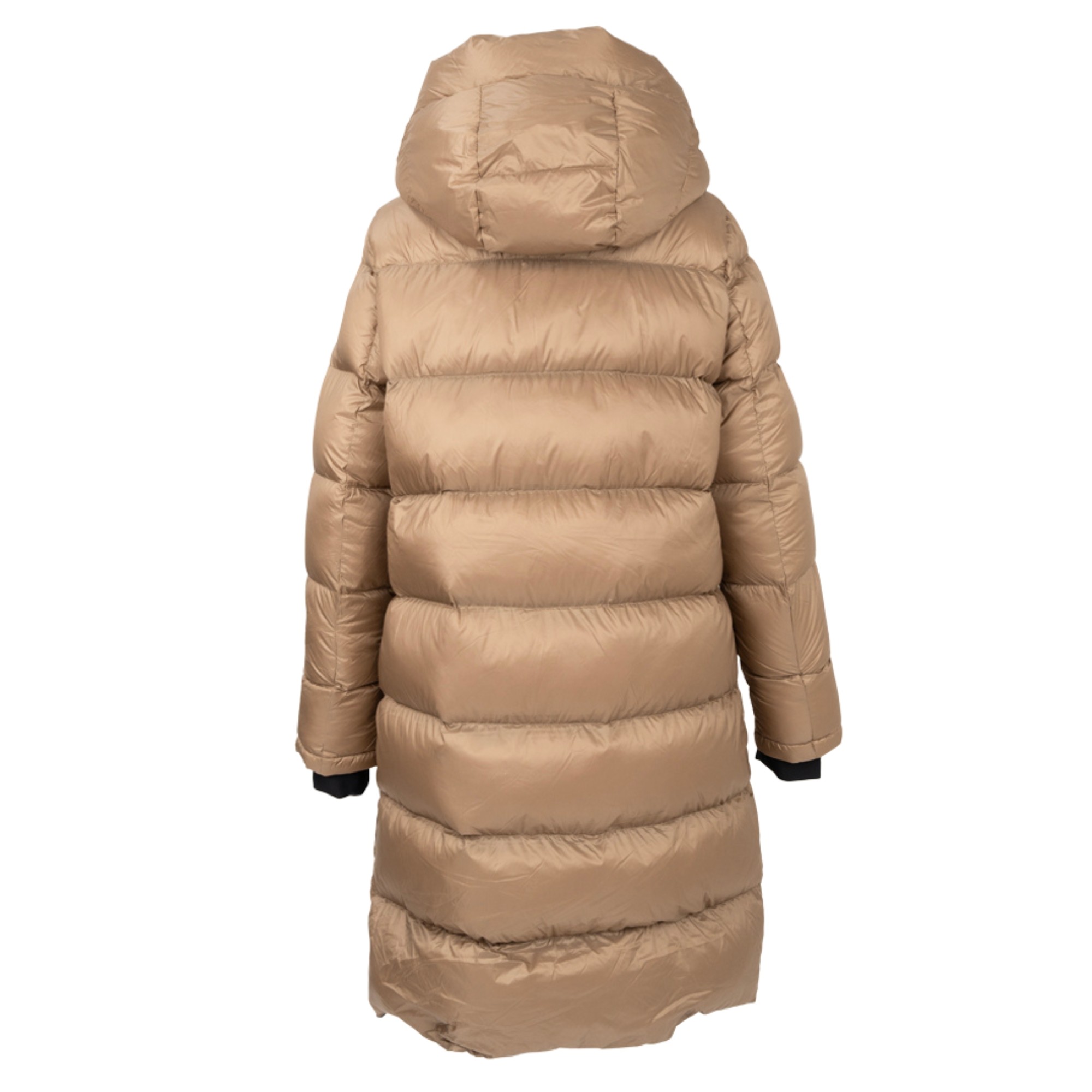 SERGIO MORETTI Pūkinė striukė moterims, Smėlio, Jackets 2