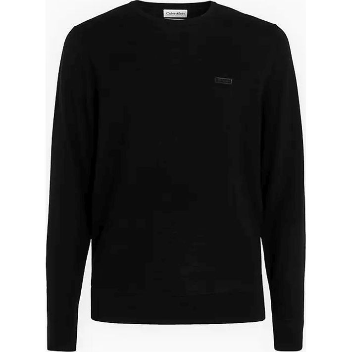 CALVIN KLEIN Megztinis vyrams, Juoda, Pullover sweater 1