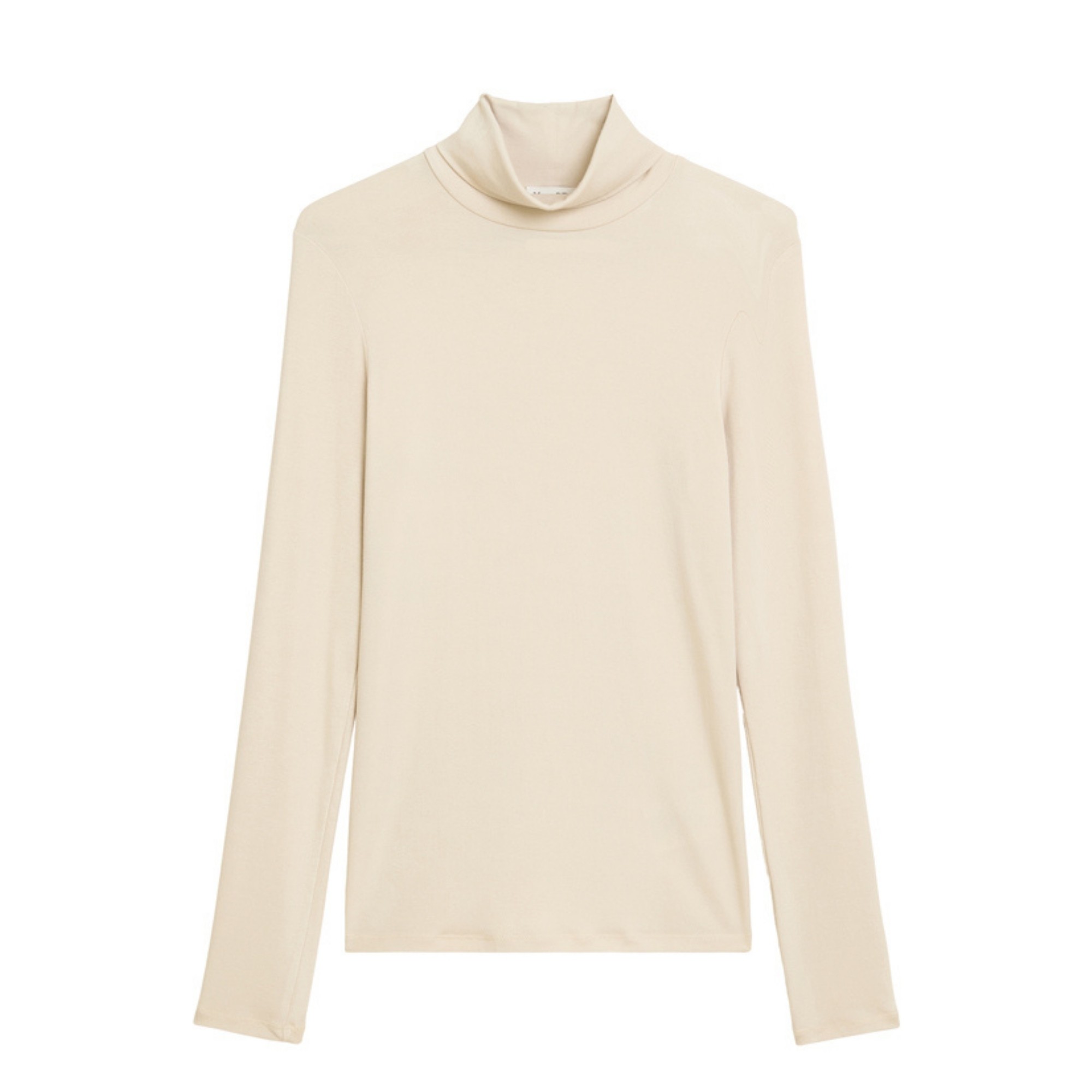 MARC O'POLO Palaidinės aukštinta apykakle moterims, Smėlio, 509215752177 Turtn tops