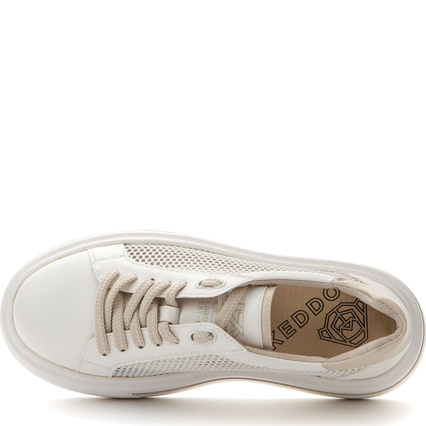 KEDDO Sportbačiai moterims, Smėlio, SNEAKERS 4