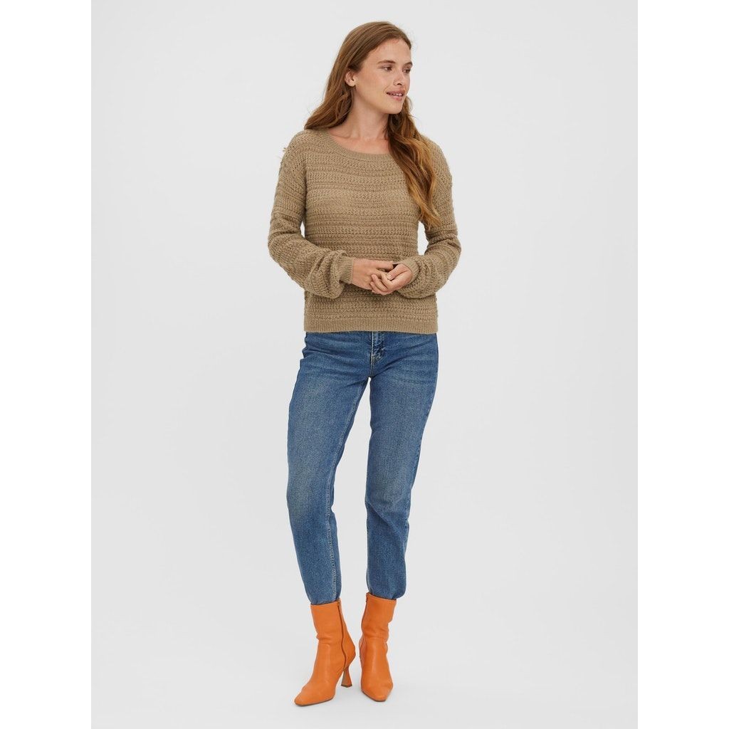 VERO MODA Kampsun moterims, Hall, VMDOLLAR LS BOATNECK BLOUSE 4