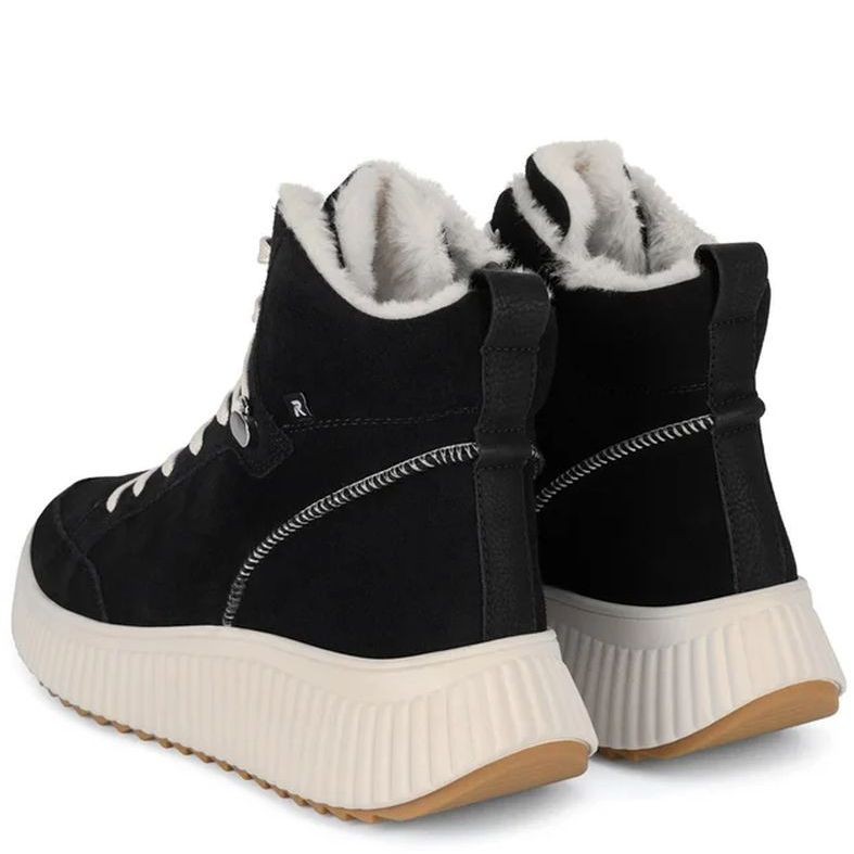 RIEKER EVOLUTION Aulinukai moterims, Juoda, Ladies mid height boots 3