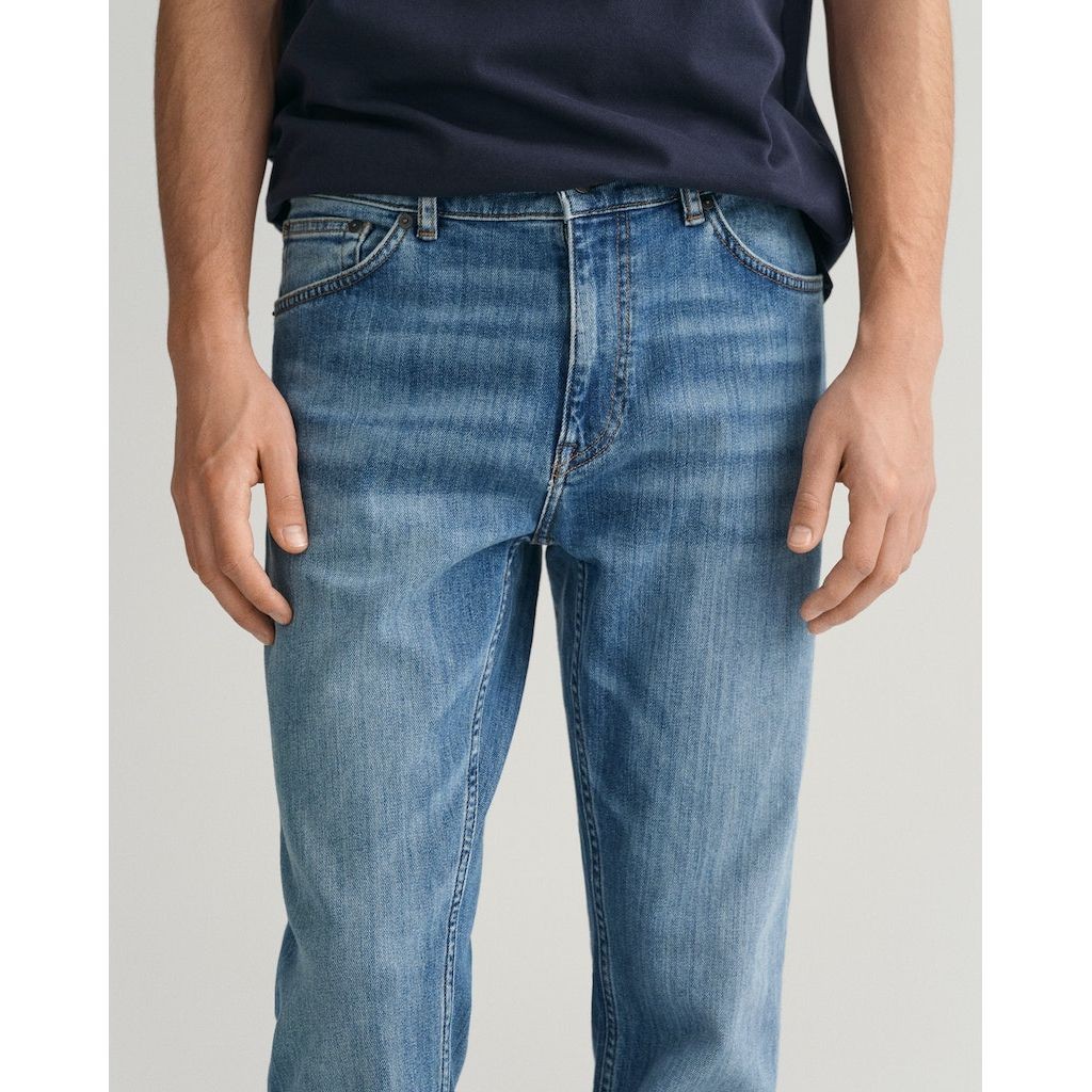 GANT Regular džinsai vyrams, Mėlyna, REGULAR GANT JEANS 9