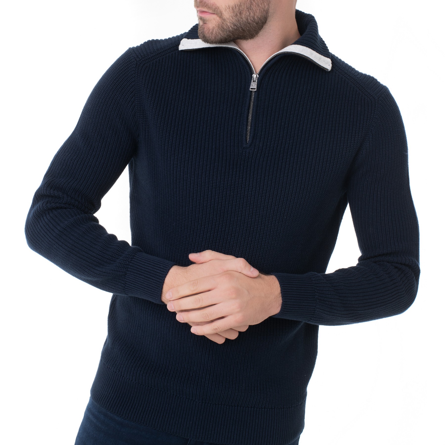 TOM TAILOR Megztinis vyrams, Mėlyna, Megztiniai 1