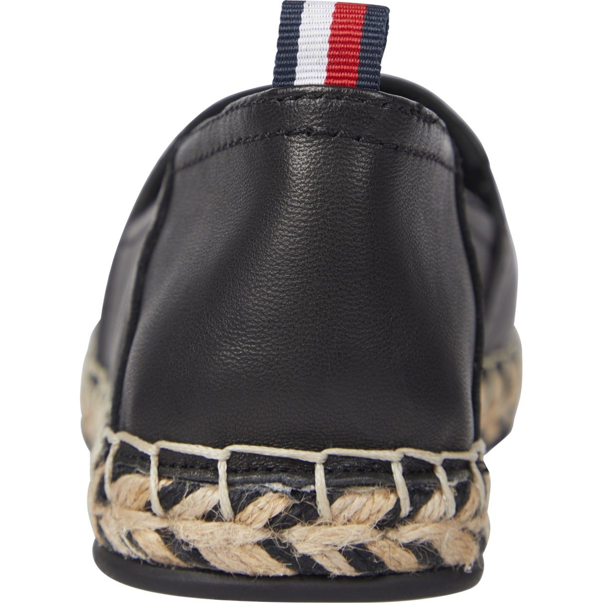 TOMMY HILFIGER Espadrilės moterims, Juoda, Flat espadrille 4