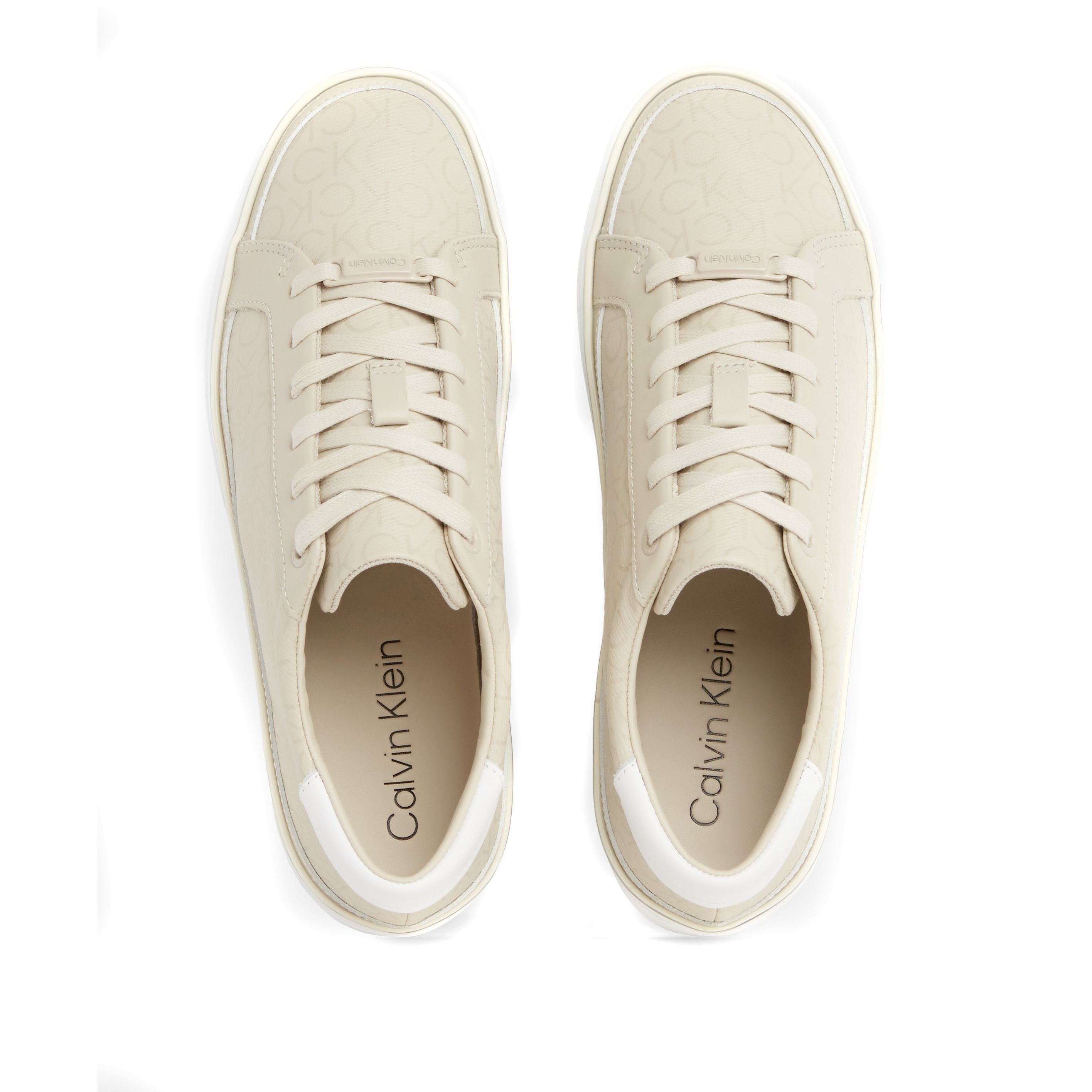 CALVIN KLEIN Laisvalaikio bateliai moterims, Pilka, Flatform cup lace up leisure 4