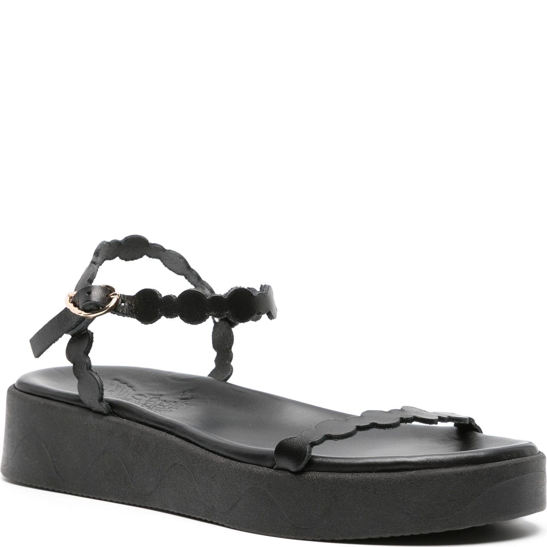 ANCIENT GREEK SANDAL Basutės moterims, Juoda, Toxo vachetta sandals 1