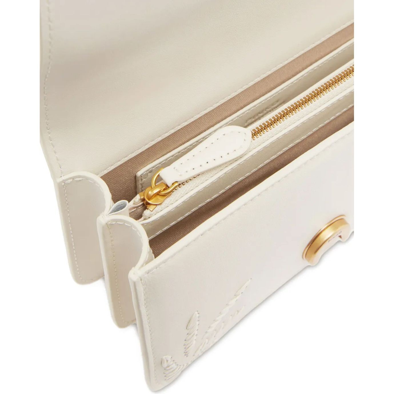 PINKO Rankinė per petį moterims, Rožinė, Love one mini shoulder bag 4