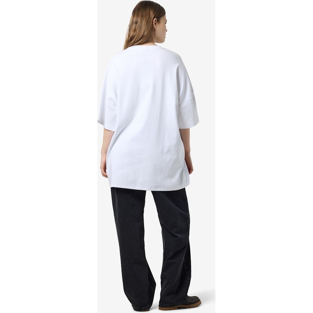 NOISY MAY Marškinėliai moterims, Balta, Mocca boxy tee 5