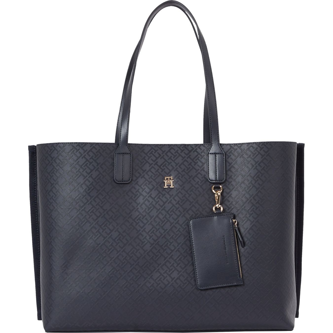 TOMMY HILFIGER Pirkinių krepšys moterims, Mėlyna, Distinct tote 1